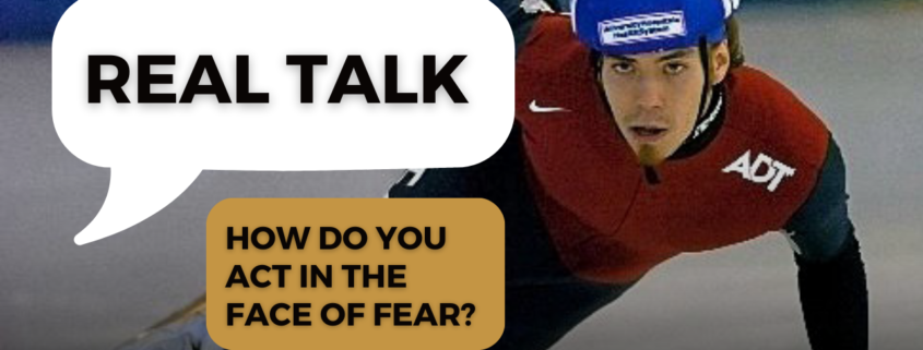 How do you act in the face of fear? | Real Talk W/ Apolo Ohno