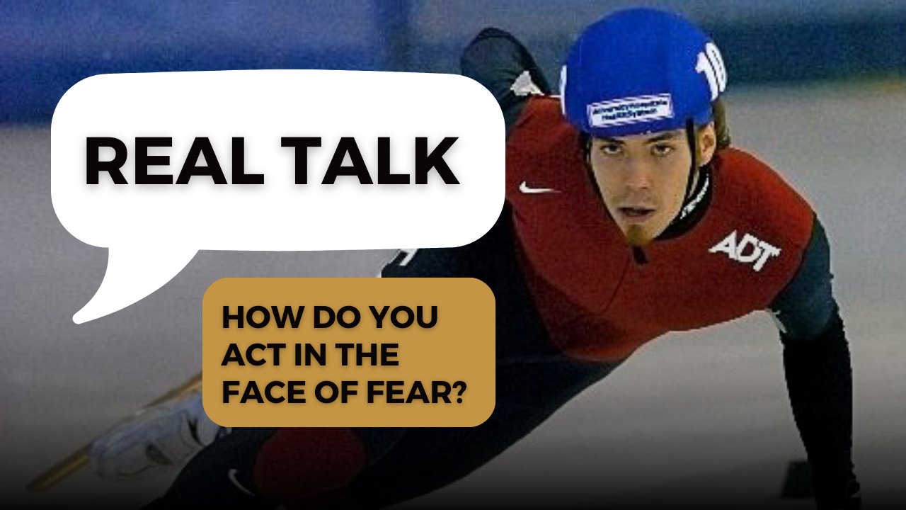 How do you act in the face of fear? | Real Talk W/ Apolo Ohno